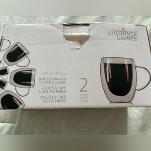 BRAND NEW IN BOX

Double Walled Coffee Glasses